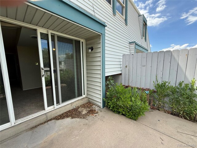 3005 E Fountain Blvd, Colorado Springs, CO 80910 - view of exterior entry with a patio area