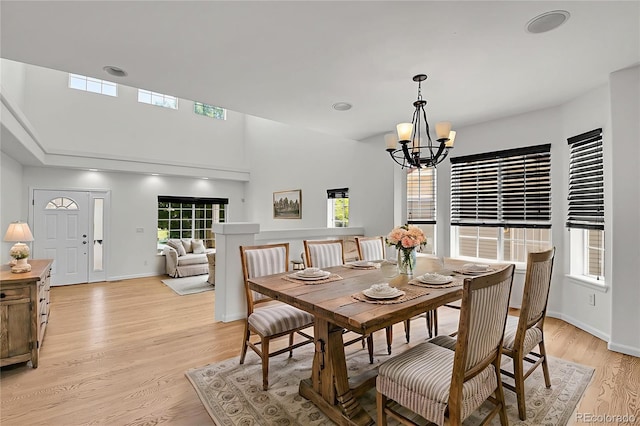 5131 Netherland St, Denver, CO 80249 - dining space with a chandelier and light wood-type flooring