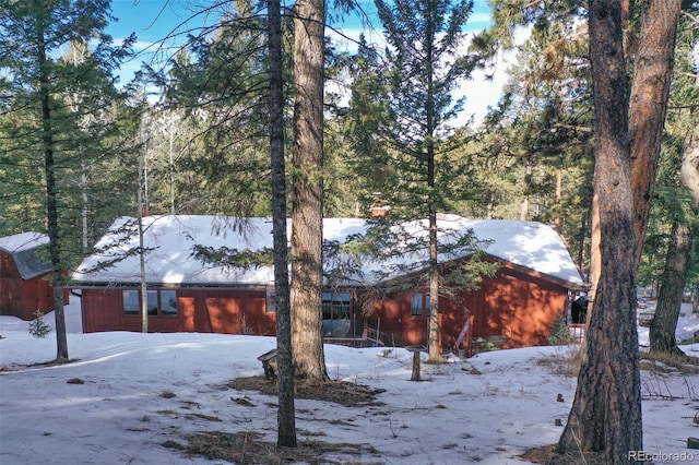 1003 Kings Crown Rd, Woodland Park, CO 80863 - view of snow covered exterior