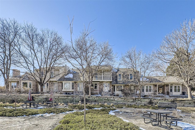 view of front of home