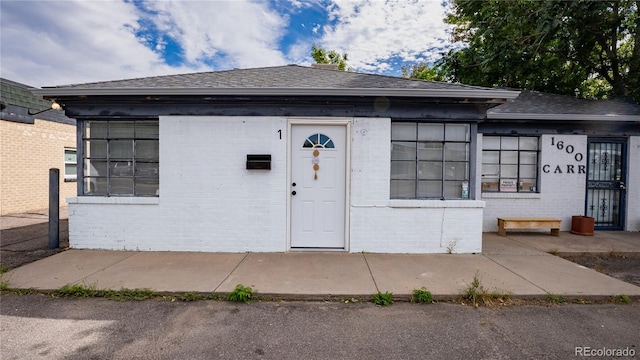 view of front of home