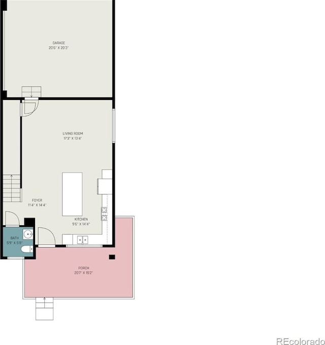2054 S Upham Way, Denver, CO 80227 - view of room layout
