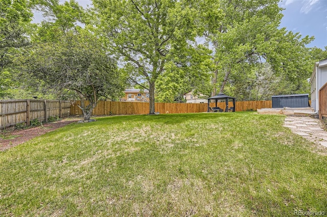 1477 S Wright St, Lakewood, CO 80228 - view of yard with a gazebo