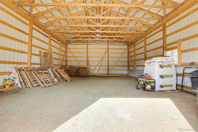 64 Elk Horn Ct, Bailey, CO 80421 - garage featuring metal wall