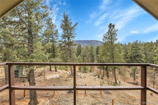 64 Elk Horn Ct, Bailey, CO 80421 - exterior space with a wooded view and a mountain view