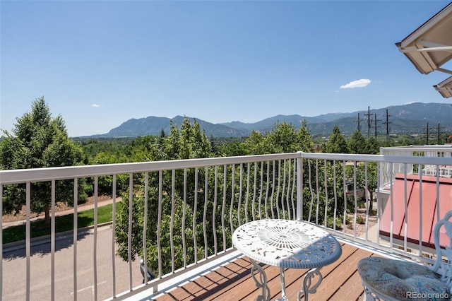 248 Writers Way, Colorado Springs, CO 80903 - balcony with a mountain view