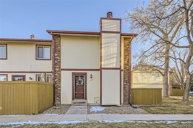 view of townhome / multi-family property