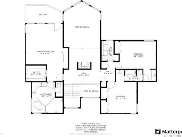 12421 High Country Trl, Littleton, CO 80127 - home floor plan