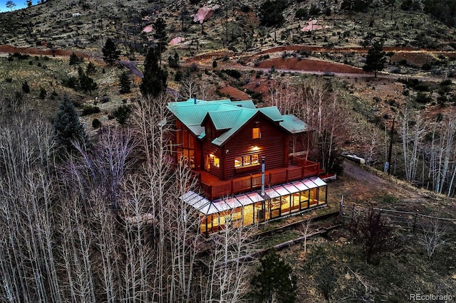 drone / aerial view