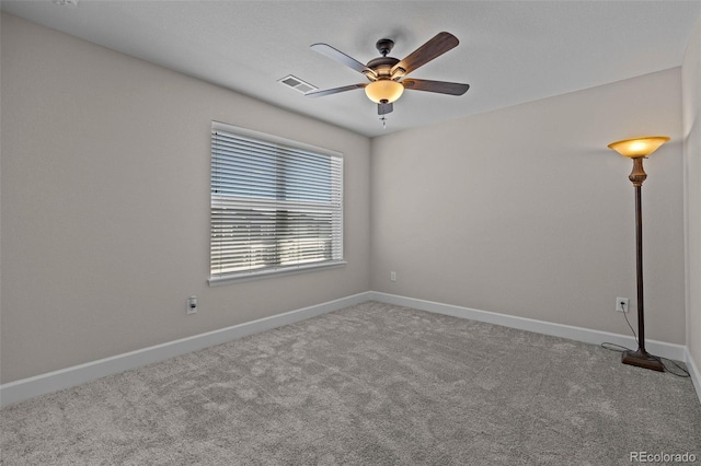 379 Silver Rock Trl, Castle Rock, CO 80104 - carpeted empty room featuring a ceiling fan and baseboards