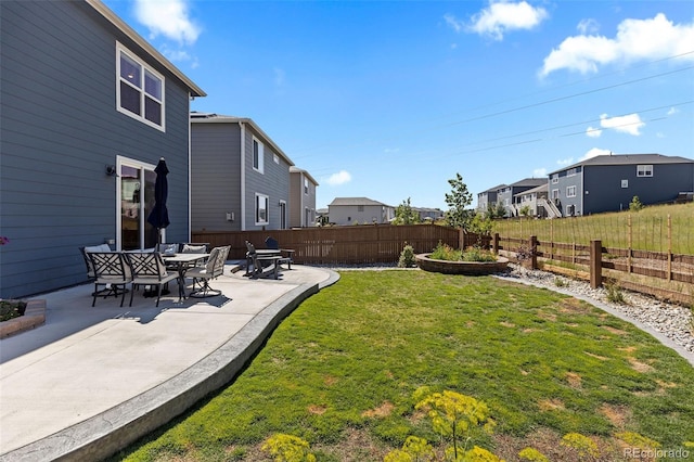 379 Silver Rock Trl, Castle Rock, CO 80104 - fenced backyard with a residential view and a patio