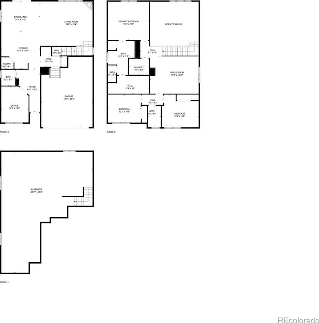 379 Silver Rock Trl, Castle Rock, CO 80104 - view of floor plan / room layout