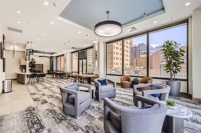 1551 Larimer St Unit 703, Denver, CO 80202 - lobby featuring recessed lighting and floor to ceiling windows