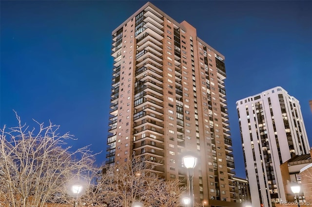 1551 Larimer St Unit 703, Denver, CO 80202 - view of property at twilight