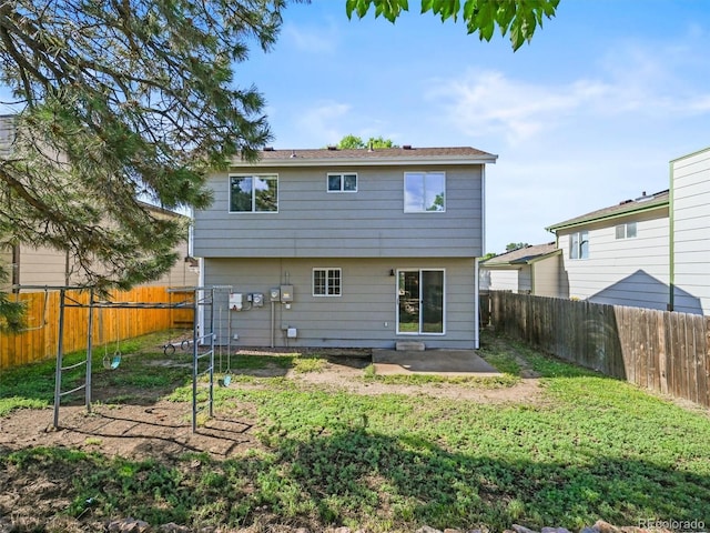 3535 Beechwood Ct, Colorado Springs, CO 80918 - rear view of house with a patio