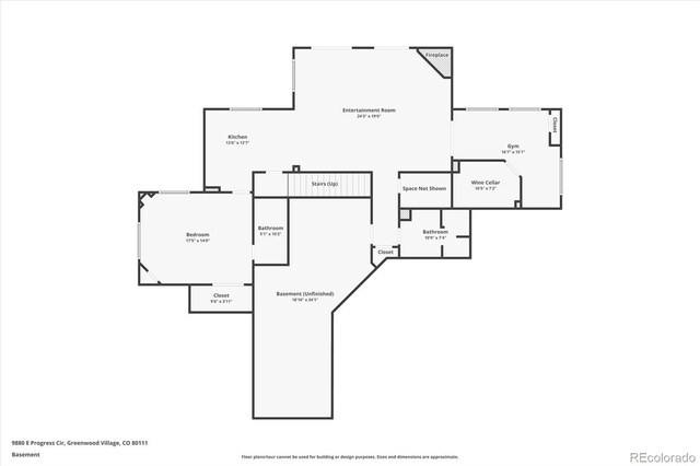 9880 E Progress Cir, Greenwood Village, CO 80111 - room layout
