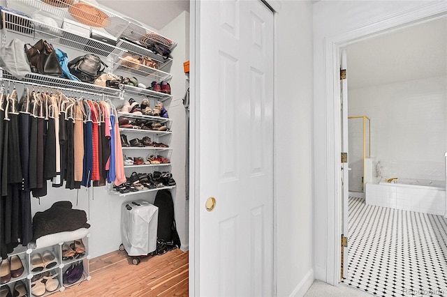 view of closet