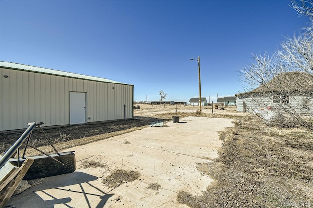 view of outbuilding with an outdoor structure