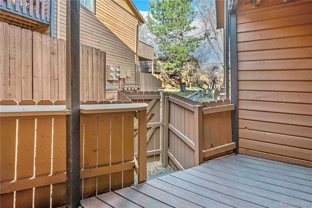 view of deck