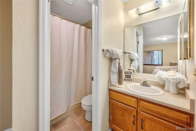9411 W 89th Cir, Westminster, CO 80021 - full bathroom featuring vanity, tile patterned floors, and curtained shower