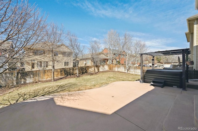 10251 Rifle St, Commerce City, CO 80022 - view of patio with a pergola and a fenced backyard
