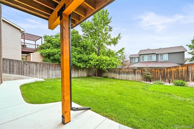 10235 Rustic Redwood Ln, Highlands Ranch, CO 80126 - view of yard with a patio
