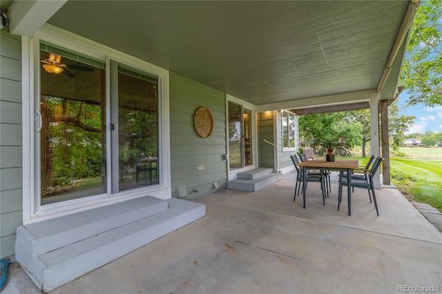 view of patio