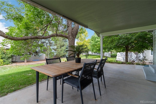 view of patio