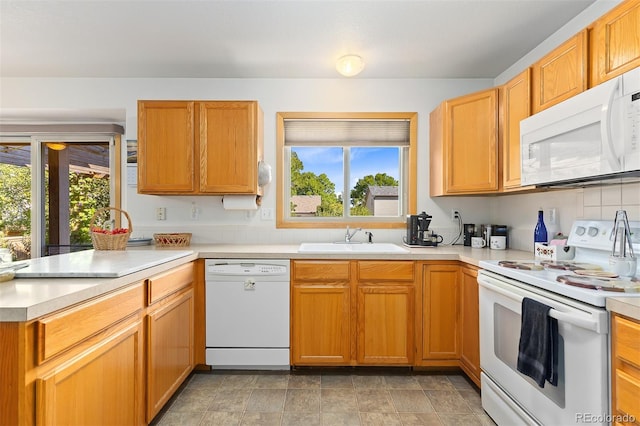 7209 W 21st St, Greeley, CO 80634 - kitchen with sink and white appliances