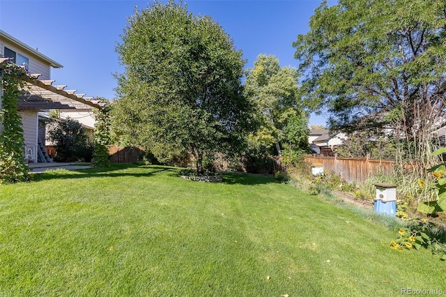 7209 W 21st St, Greeley, CO 80634 - view of yard with a pergola