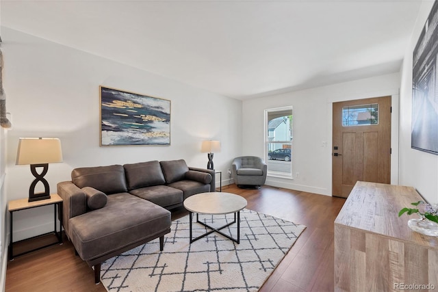 714 Sedge Way, Lafayette, CO 80026 - living area with wood finished floors and baseboards