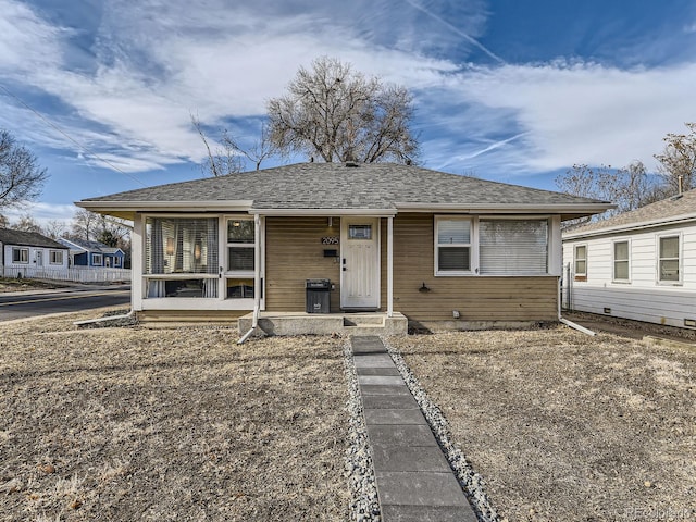 view of bungalow-style house