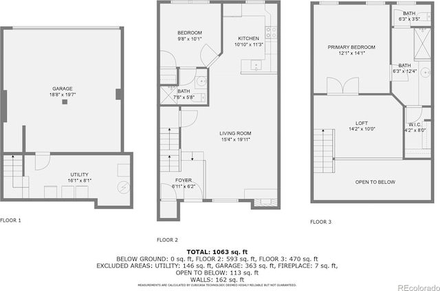 2902 W Long Cir Unit B, Littleton, CO 80120 - home floor plan