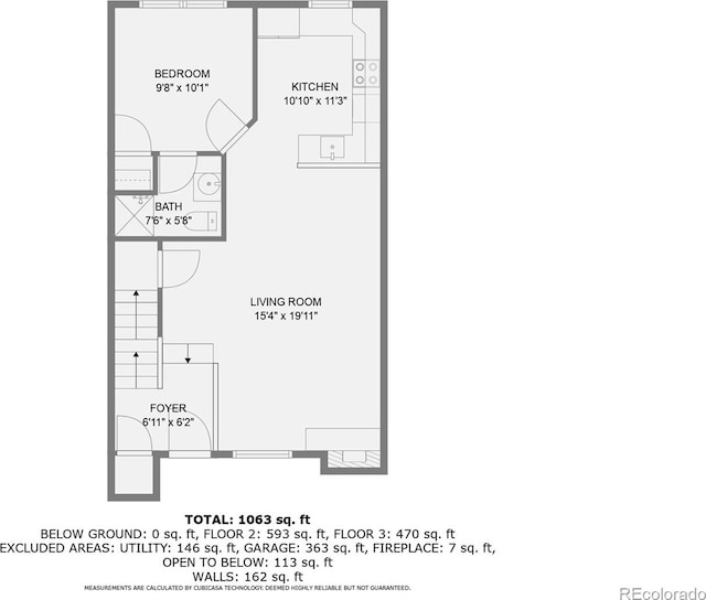 2902 W Long Cir Unit B, Littleton, CO 80120 - home floor plan
