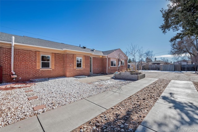 view of back of property