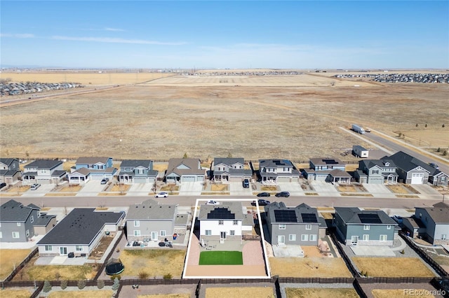 birds eye view of property featuring a residential view