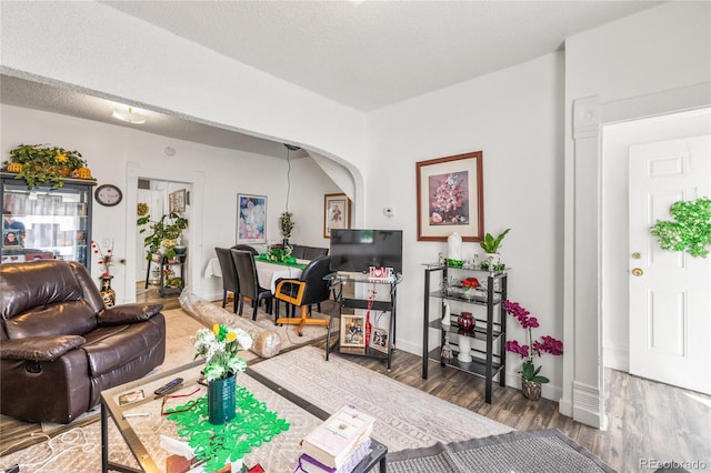 609 W 8th St Unit 611, Pueblo, CO 81003 - living area with wood finished floors and baseboards