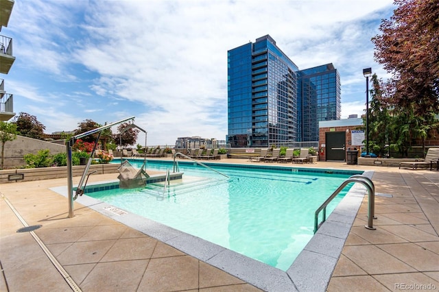 1700 Bassett St Unit 1102, Denver, CO 80202 - community pool featuring a patio area