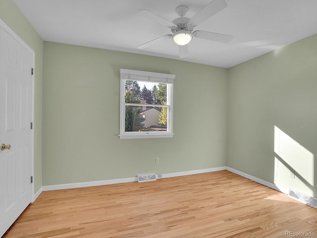 6844 S Detroit Cir, Centennial, CO 80122 - unfurnished room featuring light wood-style floors and a ceiling fan