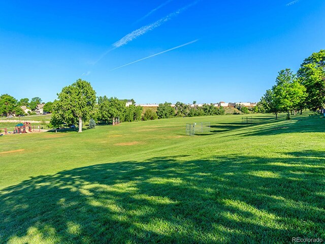 6844 S Detroit Cir, Centennial, CO 80122 - surrounding community with a lawn