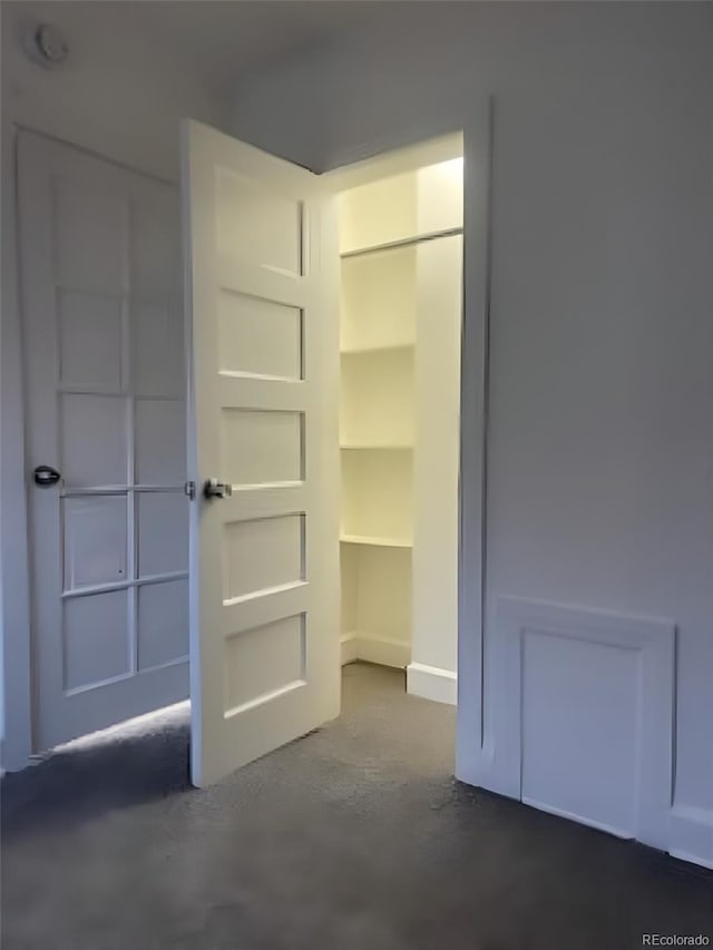 view of closet