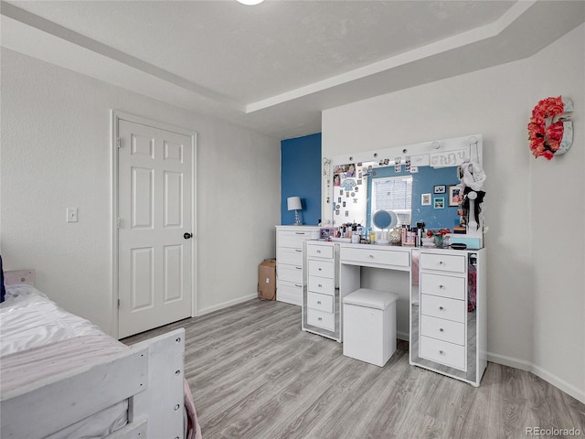 19155 Robins Dr, Denver, CO 80249 - bedroom with light wood-style floors and baseboards