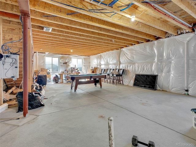 19155 Robins Dr, Denver, CO 80249 - basement with billiards