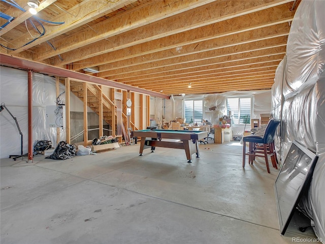 19155 Robins Dr, Denver, CO 80249 - basement featuring billiards