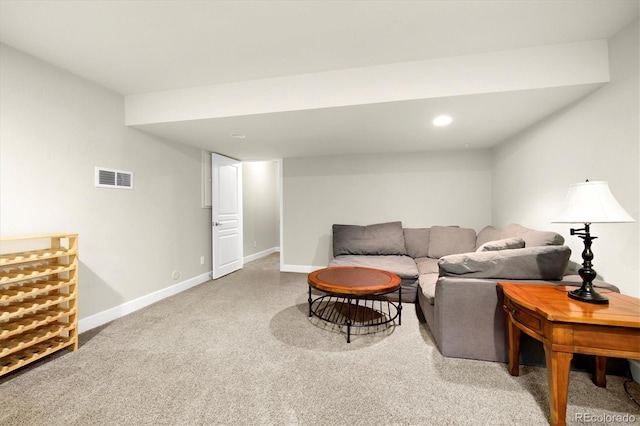 14443 W 88th Dr Unit B, Arvada, CO 80005 - living area featuring carpet flooring and recessed lighting