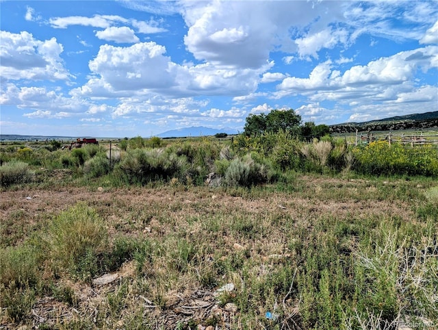 view of landscape with a rural view