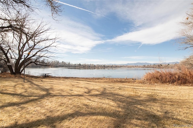 property view of water