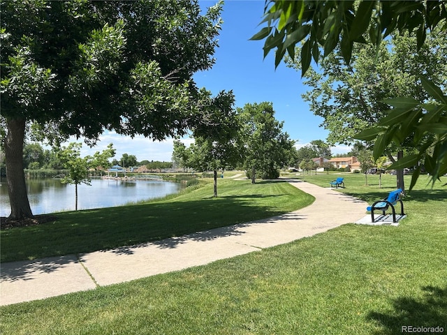 9540 King Way, Westminster, CO 80031 - surrounding community featuring a water view and a lawn
