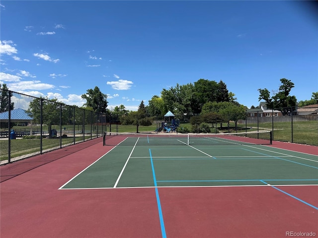 9540 King Way, Westminster, CO 80031 - view of tennis court featuring community basketball court