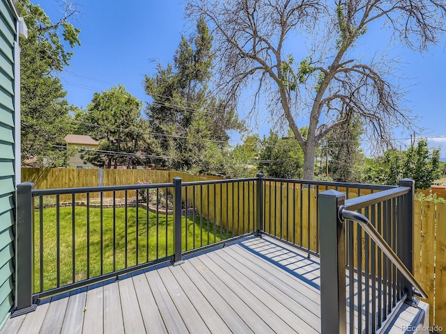 9540 King Way, Westminster, CO 80031 - wooden deck featuring a fenced backyard